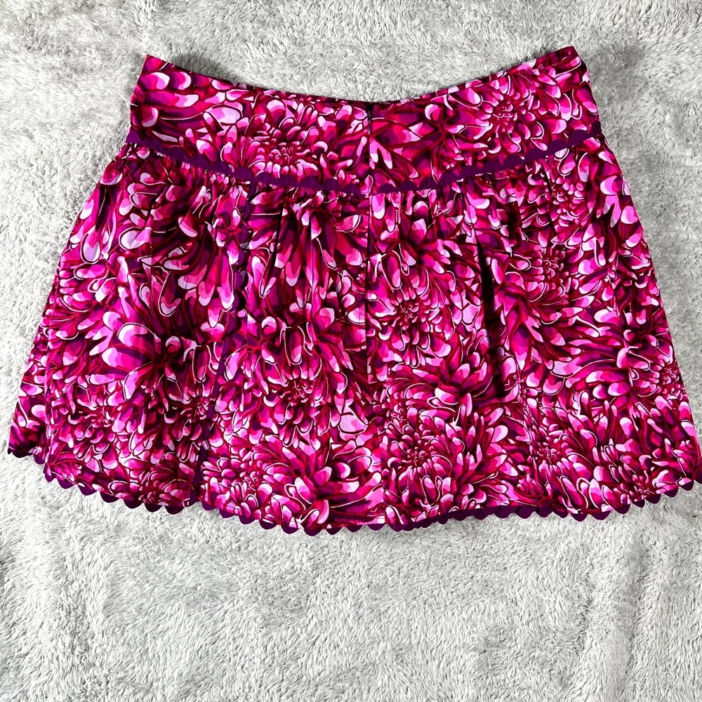 Kika Vargas x Target Mini Skirt Womens 16W/18W Multicolor Floral Scallop Edge